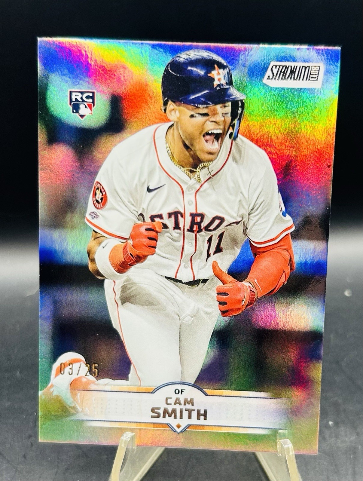 2025 Topps Stadium Club Cam Smith Rainbow Foil /25 #60