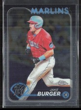 2024 Topps Chrome Jake Burger Miami Marlins #108
