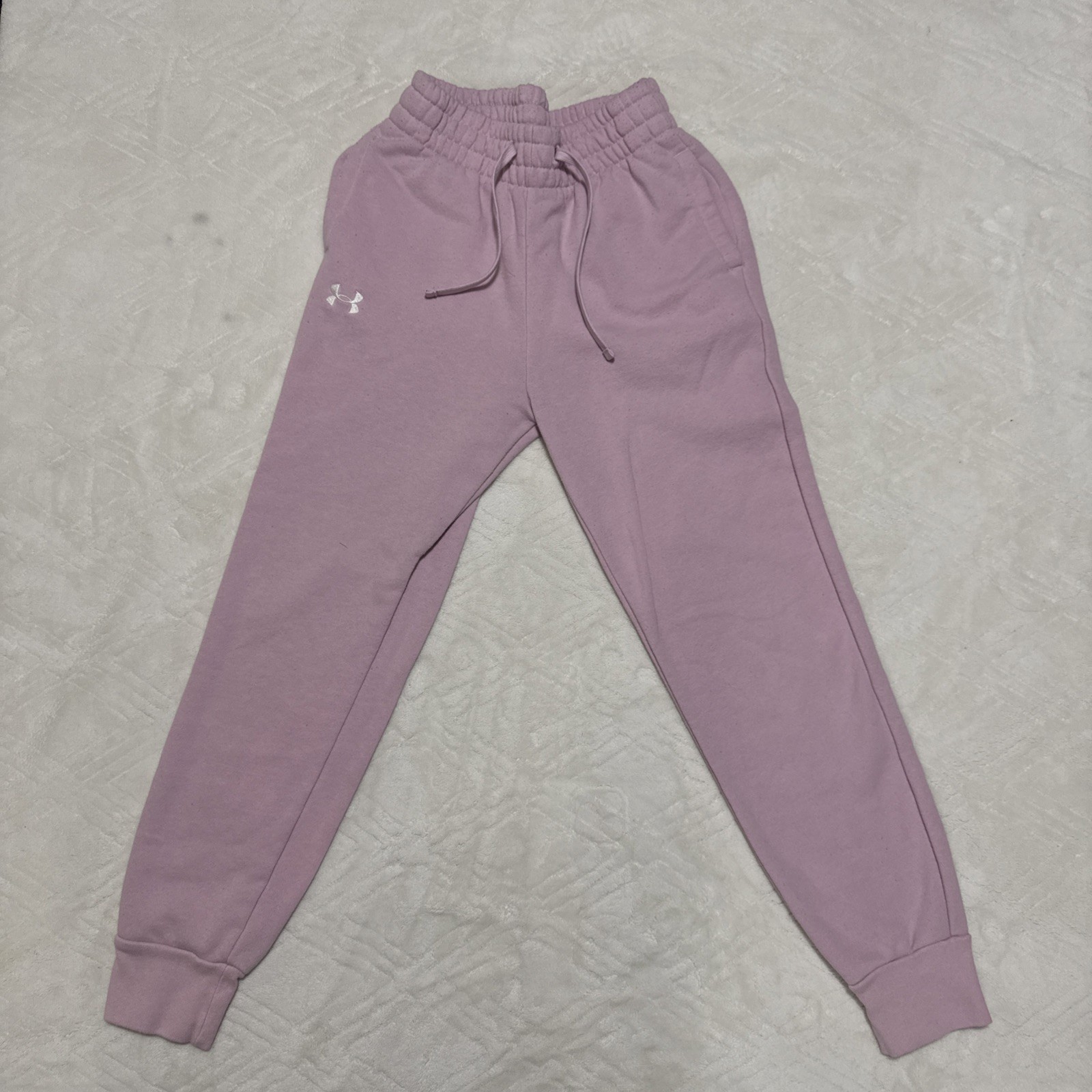 Under Armour Fleece Girls Youth Medium Joggers Prime  Pink