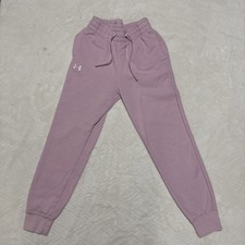 Under Armour Fleece Girls Youth Medium Joggers Prime Pink