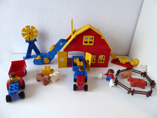 Lego Duplo 2655 Bauernhof + extra Zubehör 80er Rarität