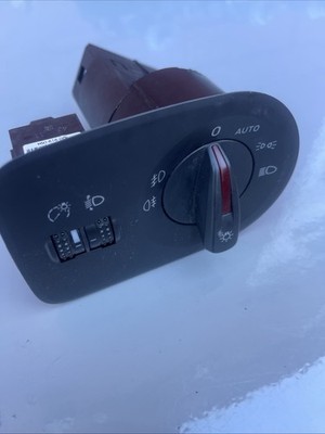 SEAT IBIZA TSI FR CUPRA COPA HEADLIGHT FOG SWITCH & LEVEL DIAL SURROUND