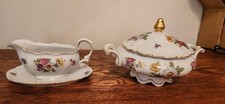 Metterteich Bavaria china - Meisson Floral - Gravy Boat & Tureen Serving bowl
