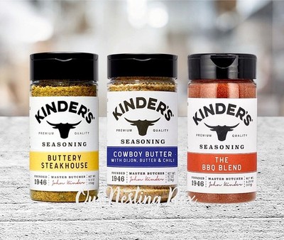 3 Kinders Cowboy Butter, Buttery Steakhouse & BBQ Blend Seasoning