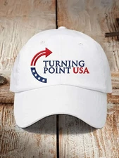 Retro Turning Point Action embroidery Baseball Cap Merch For Trump Supporters