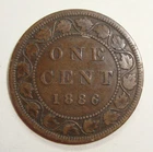 1886 Canada Large Cent — photo from another recent sale