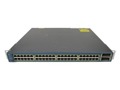 Cisco Switch WS-C3560E-48TD-S 48x 1Gb 2x X2 10Gb Managed Rack Ears