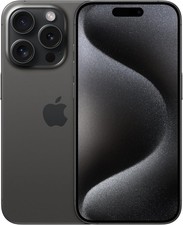 iPhone 15 Pro 128 Go noir reconditionné batterie 100 % garantie 12 mois