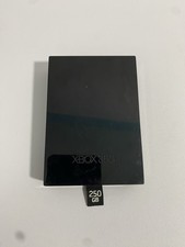Microsoft Xbox 360 S Black 250 GB Hard Drive Model 1451 Works