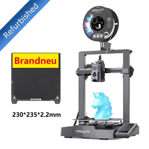【Refurbished】Ender 3 V3 KE 3D-Drucker & Federstahl-Plattformplattensatz235*235mm