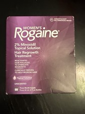 ROGAINE Women s Topical Solution,Hair Regrowth Treatment,3Month Supply,Exp12/27