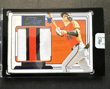 2024 Panini Three And Two Coby Mayo 3 Color Patch #13/15 Orioles ENCASED