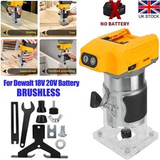 Brushless Electric Hand Trimmer Router Laminate-For Dewalt 18V Battery&Tools UK
