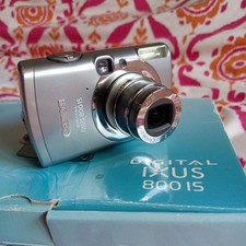 Canon IXUS 800 IS 6MP 4 x Zoom Digital Camera Tested Charger, Box & Acc’s