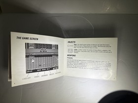 Heavy Barrel - Nintendo NES Manual Instruction Booklet vintage gaming snes