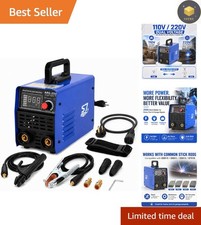 110V/220V Dual Voltage 250A Welder with Hot Start & Anti-Stick for Home & Garage