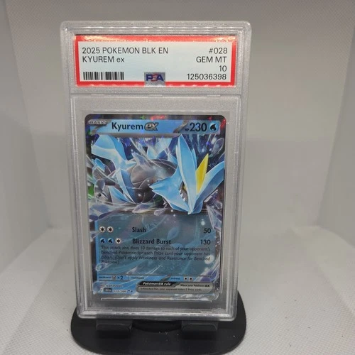 Kyurem ex 028/086 Sv: Black Bolt Holo PSA 10