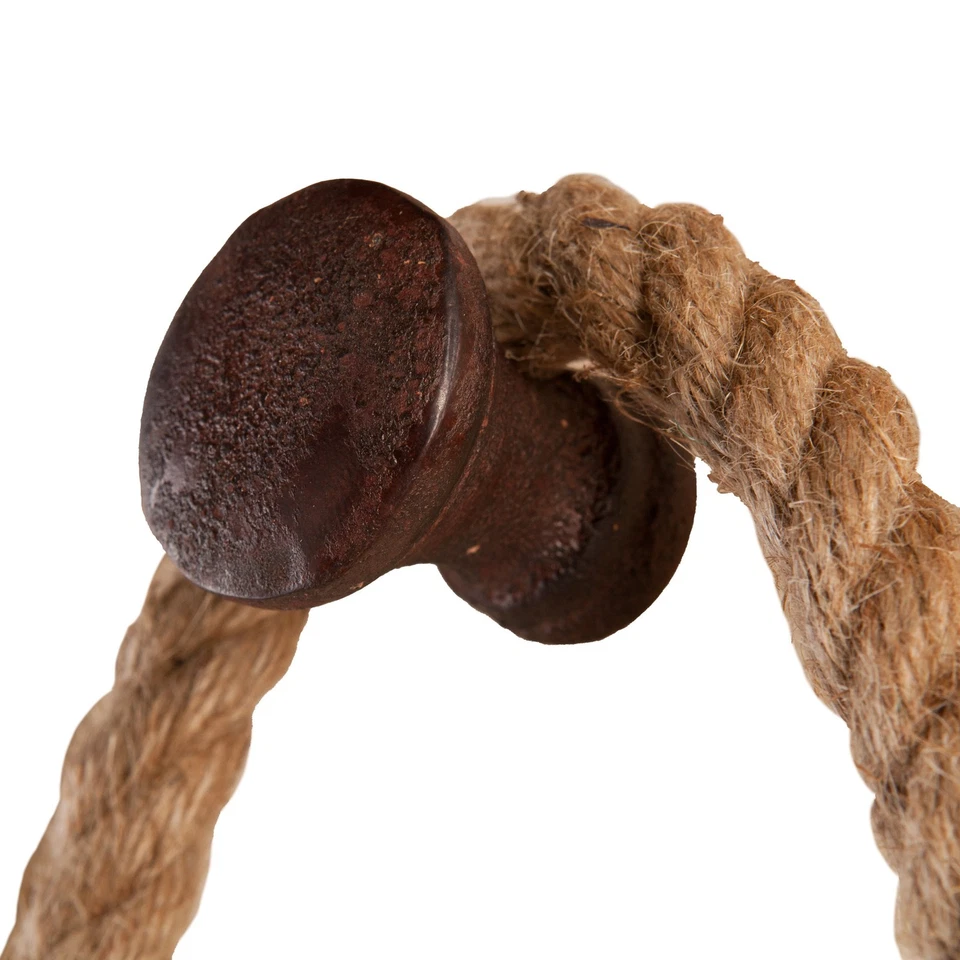 Espelho de parede decorativo redondo Melissa, ferrugem - Imagem 2 de 4