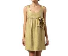 The Limited Gold Shimmery Shift Bow Sleeveless Dress Party Cocktail Women Sz L