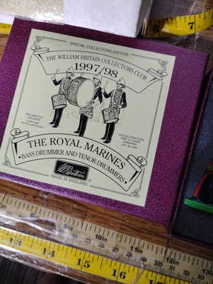 William BRITAIN Royal Marines Bass Drumer Tenors Toy Soilder New B12