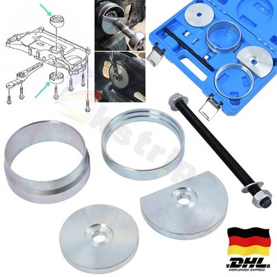MOTORLAGER BUCHSE GUMMIBUCHSEN ABZIEHER PRESSWERKZEUG FÜR VAG VW GOLF AUDI SKODA