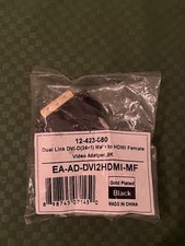 Monoprice DVI-D Dual Link M1-D P D Male to HDMI Female Adapter Gold Plated 