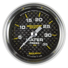 AutoMeter Pro-Comp Marine Carbon Fiber Analog Gauge 200772-40