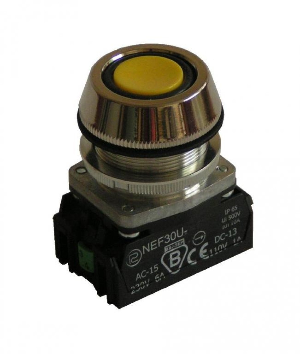 Control Button 30mm Yellow 1Z 1R with NEF30 W0-NEF30-UK XY G
