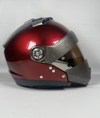 Nolan N44 N-COM Helmet RED size XXXL w/ Sena SMH-10 Clamp Holder w/Chin Guard