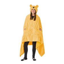 Winnie the Pooh 43" x 81" Adult Hooded Blanket