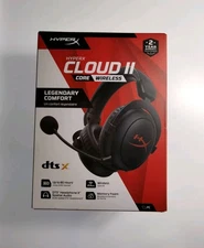 HyperX Cloud II Wireless Gaming Headset Headphones - Black - For PC