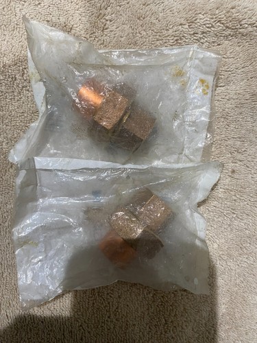 NIBCO 733W 3/4 Union, Cast Bronze/Copper, 3/4" Tube, CxC set of 2