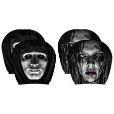 Scary Headrest Covers for Cars 2 Piece Halloween Stretchy Protector special