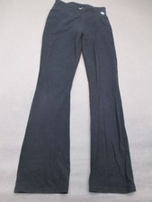 Abercrombie Kids Size 15/16 Girls Blk Cotton Blend Stretch Activewear Pants 601