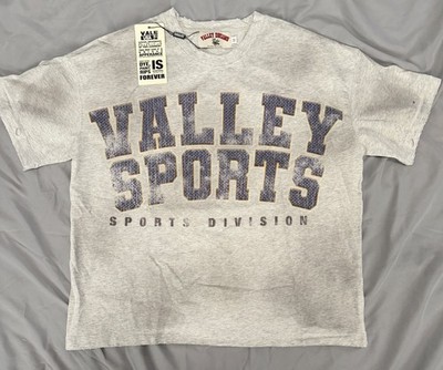 VALE FOREVER SPORTS DIVISION GYM GREY TEE IN LARGE (BRAND NEW w/ BAG)