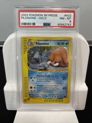 Piloswine graded PSA 8 for sale on eBay