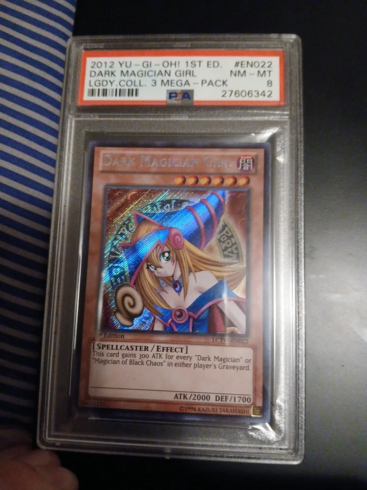 2012 Yugioh Dark Magician Girl 1st Edition Psa 8 - Image 3 of 4