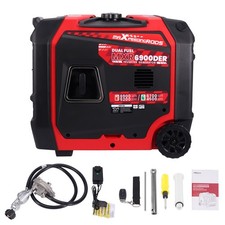 Dual Fuel (Gas/LPG) & 120/240V Inverter Generator – 10h Gas Runtime Home Backup