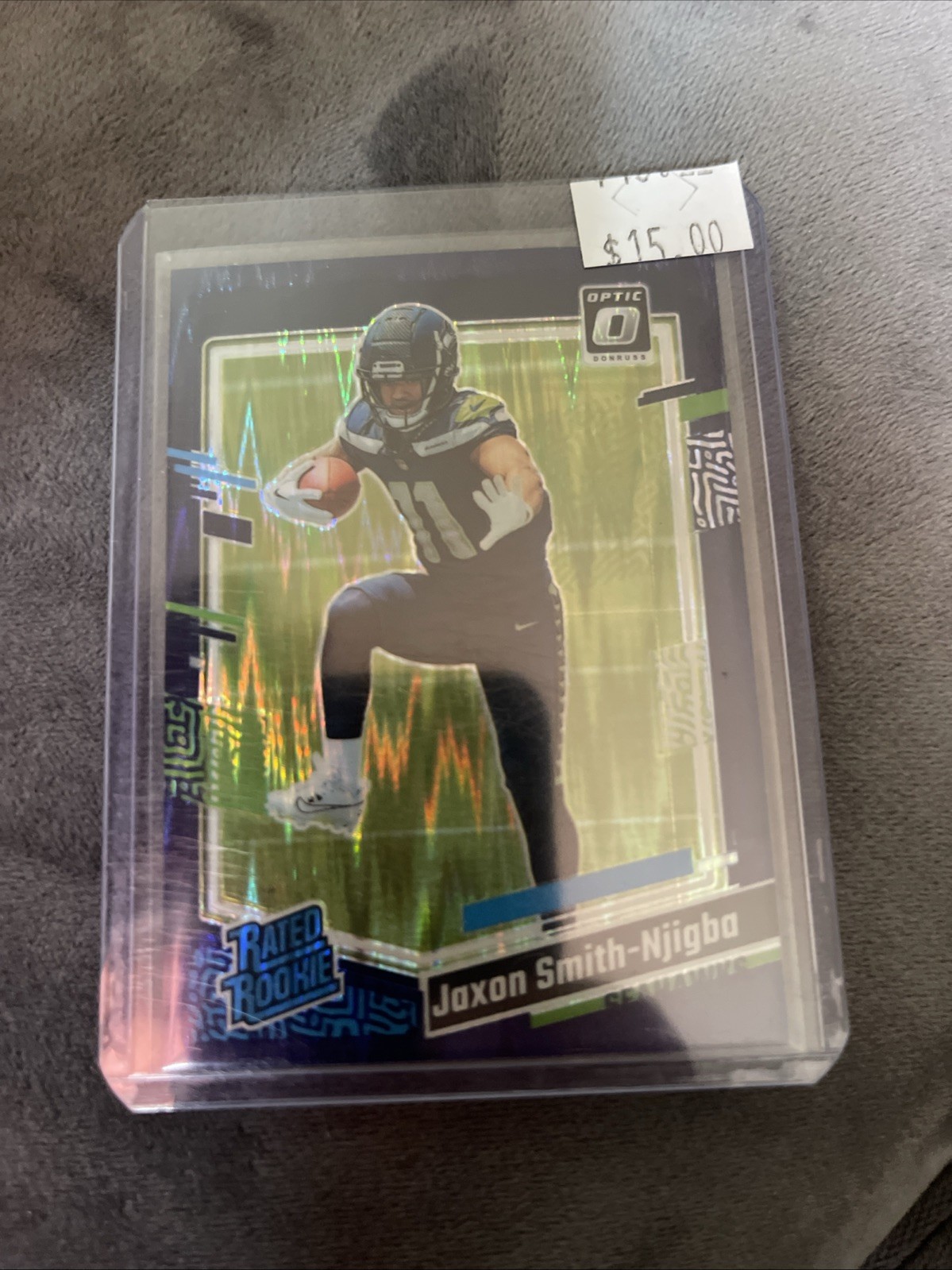 2023 Panini Donruss Optic -Rookie Jaxon Smith-Njigba #293 Blue Hyper Prizm (RC)