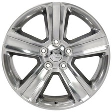 Polished Wheel 20x9 Ram 1500 Style Wsilver Inlay Fits 2011-2012 Ram 1500