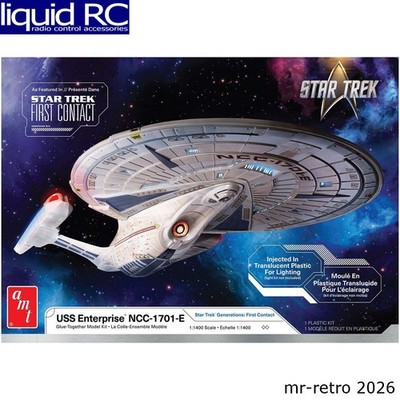 AMT 1405M U.S.S. Enterprise NCC-1701-E Translucent 1:140 scale
