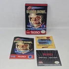 Super Bowl Nintendo Temco 1991 NES Box W/ Manual Only Vintage
