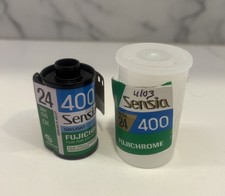 1 Roll Fujichrome Sensia 400 film for slides 24 Exp  Expired  Freezer Stored