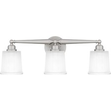 Quoizel CEC8624 Cecilia 3 Light 24"W Bathroom Vanity Light - Nickel