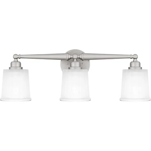 Quoizel CEC8624 Cecilia 3 Light 24"W Bathroom Vanity Light - Nickel - Picture 1 of 5