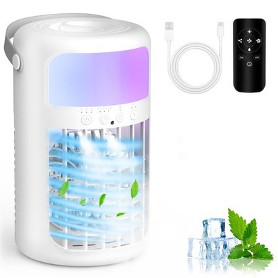 Portable Air Conditioner, 2026 Upgraded 4-IN-1 Portable Ice Fan with 3 Coolin...