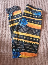 LuLaRoe Size OS Halloween Witch Striped Leggings One Size