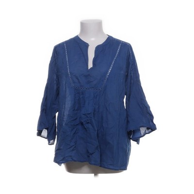By-Bar, Bluse, Größe: L, Blau, Baumwolle, Einfarbig, Damen #MPp