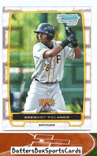2012 Bowman Chrome #BCP182 Gregory Polanco Prospects X-Fractors