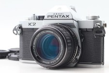 Almost MINT Pentax K2 SLR Film Camera SMC Pentax 50mm F/1.4 Lens From Japan